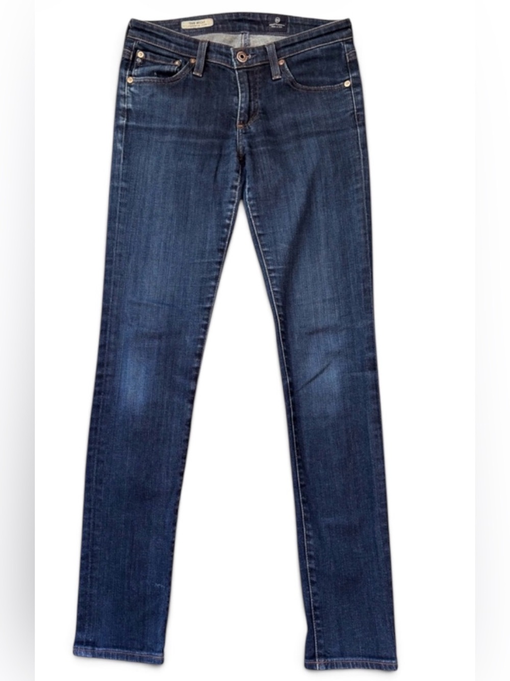 AG Adriano Goldschmied Jeans Womens 26R Low Rise Dark Wash Skinny Y2K